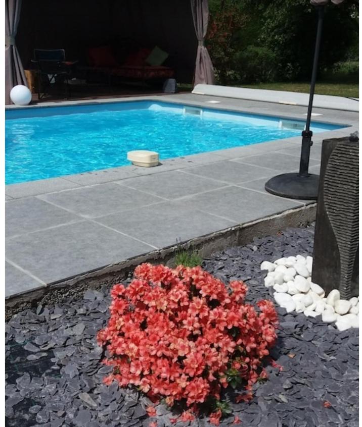 Chambres D Hotes ,Hotel ,Secret D'Une Nuit A Vicq Pres De Onnaing,Avec Piscine Exteriör bild